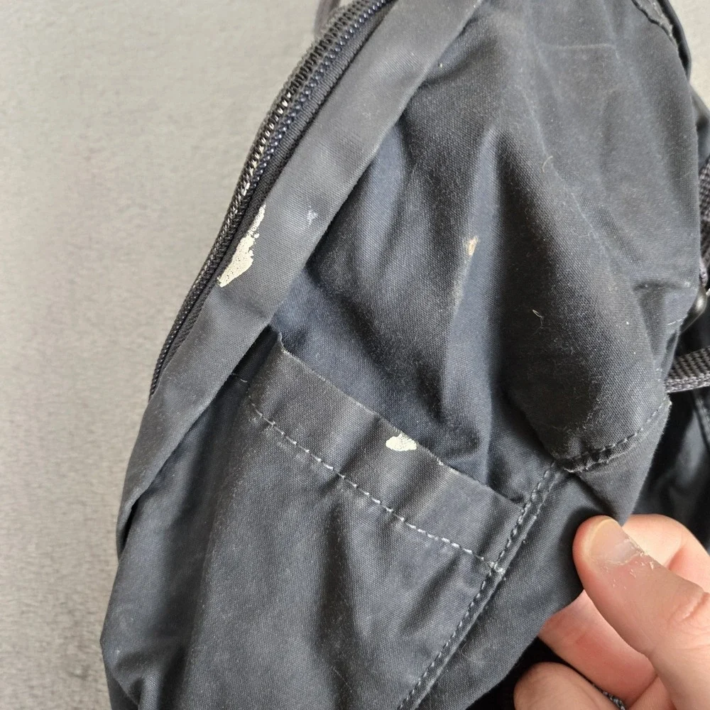 Fjallraven Mini Kanken Classic Backpack Blue Waxed Cotton 23561